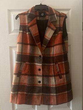 Plaid vest